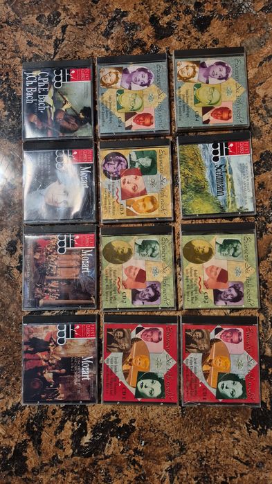 Vând Lot 12 CD cu muzica clasica mixta din colectia Point