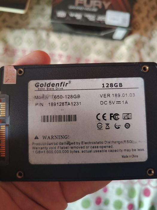 Жесткий диск 1тб и sad 128gb