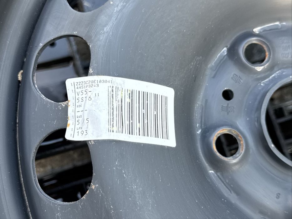 1бр.Оригинални железна джанта 16цола 5x112 ET42 за Vw,Skoda,Seat,Audi