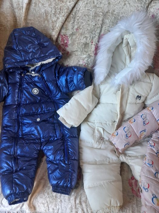 Синий красный комбинезон