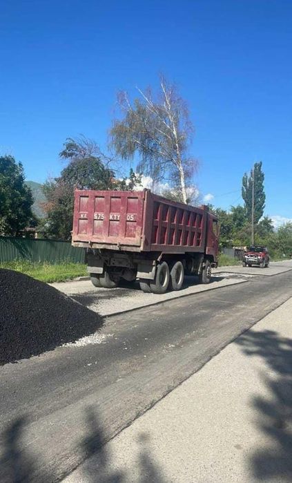Укладка асфальта. Асфальтирование. Асфальт