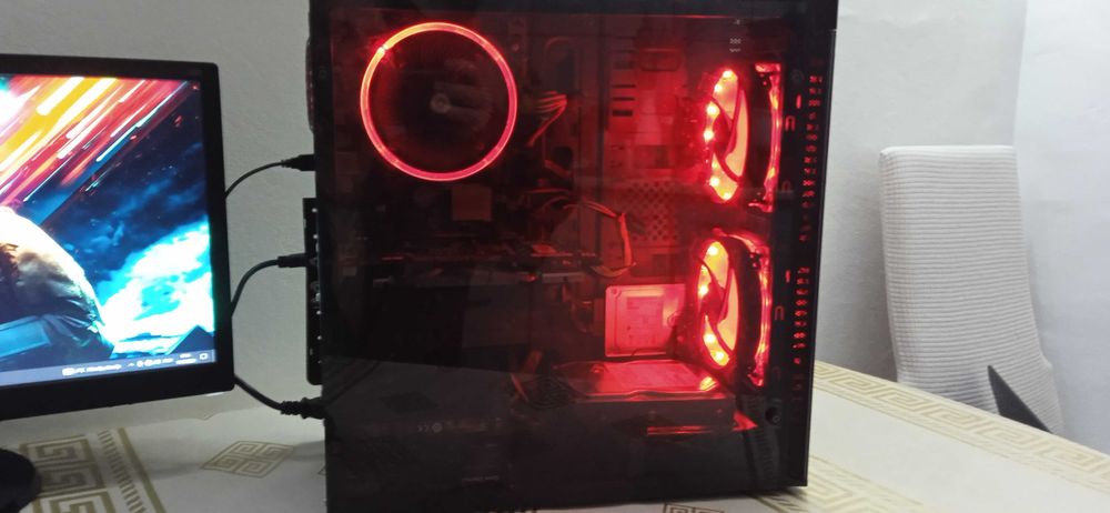 i5 7400 16gb ddr4 Gtx 1060 Ssd+hard 1tera pc calculator gaming unitate