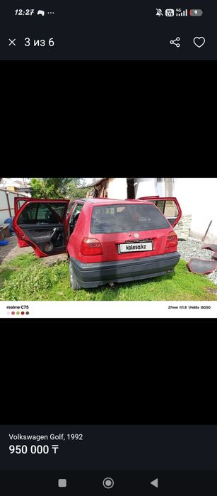 Продам гольф 3 моно 1.8