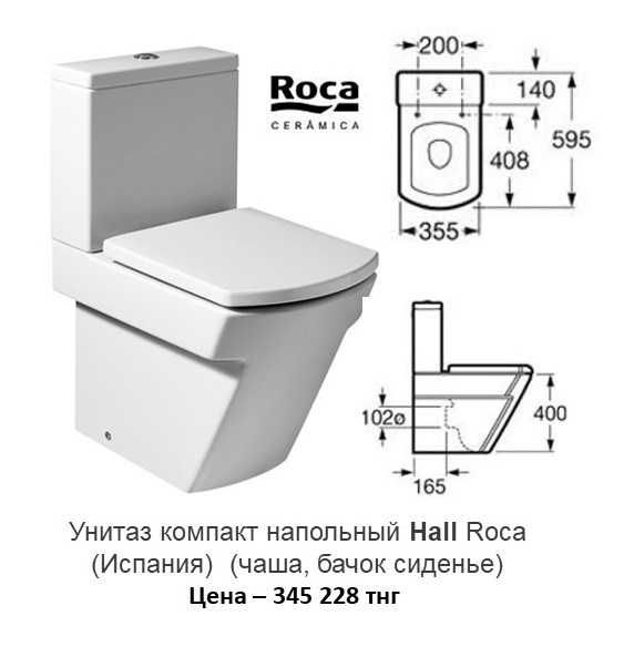Распродажа напольных унитазов Roca