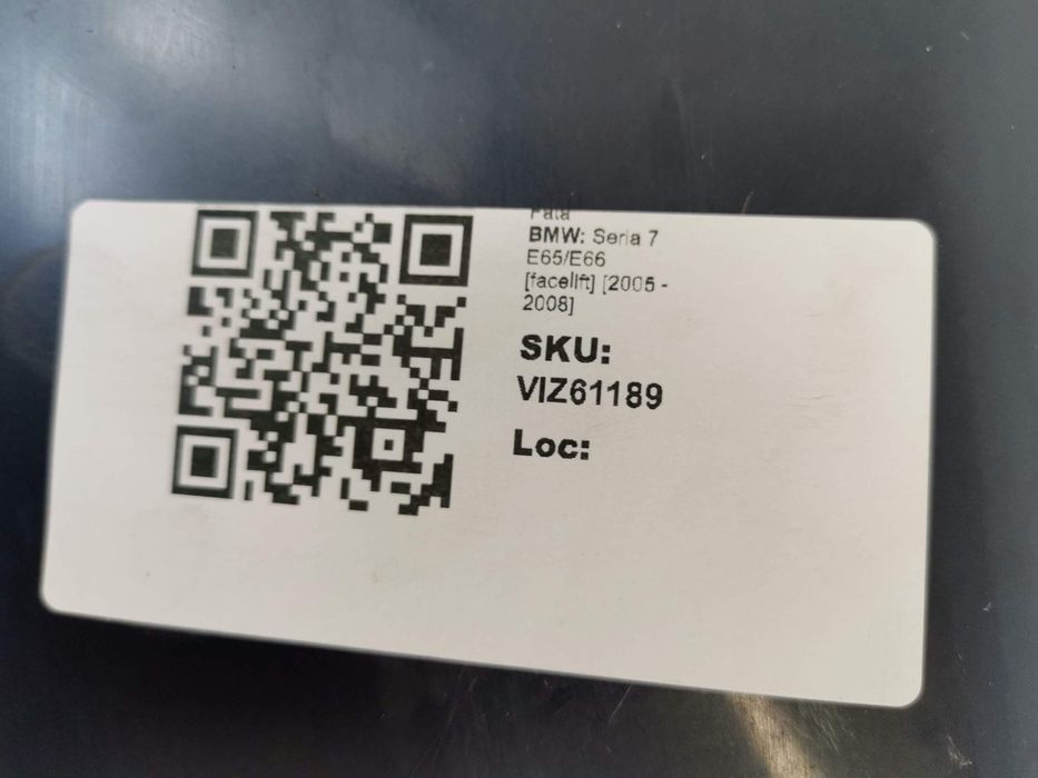 Десен преден калник БМВ Серия 7 Е65/Е66 [фейслифт] [ - ] В добро състо