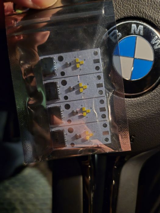 Placă LED galbenă DRL Angel Eye pentru BMW Seria 6 F06 F12 F13  < 2015