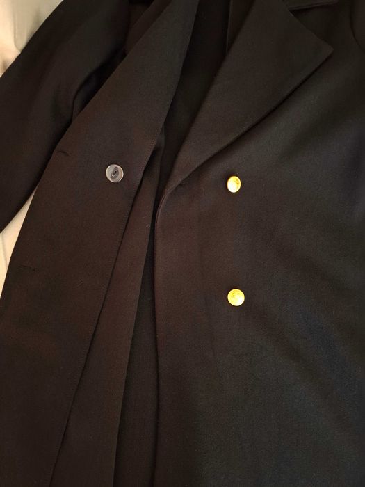 Дамско черно палто