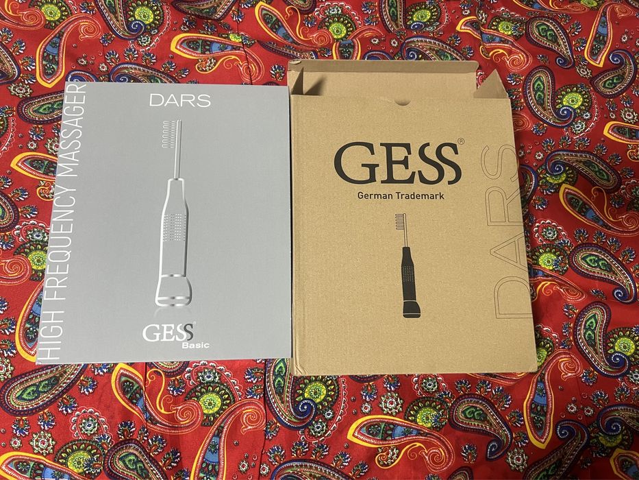 Darsonval Gess с пяти насадками в комплекте