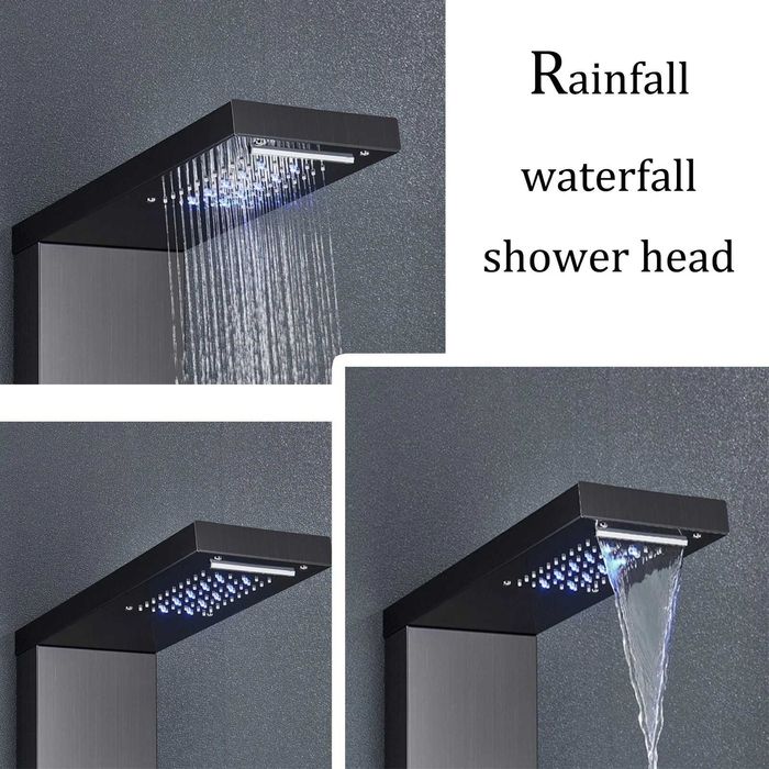 Panou duș hidromasaj LED – tip SPA, modern – NOU