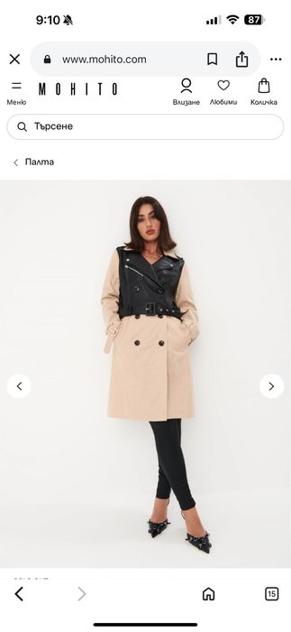 Шлифер Mohito 38