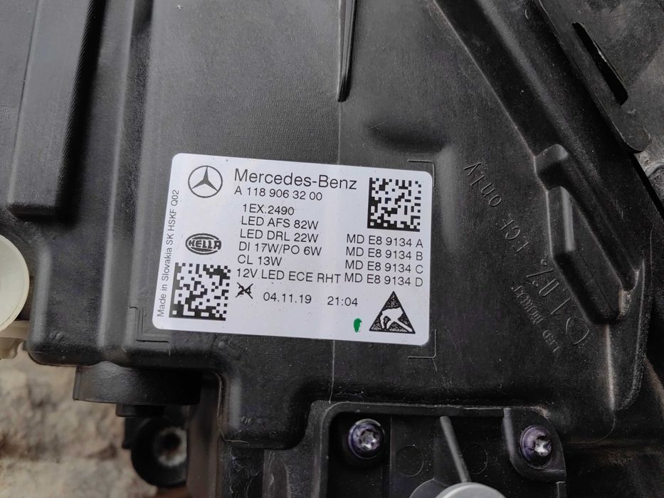 Фар Mercedes CLA W118 Multibeam LED десен / Фар Мерцедес ЦЛА 118