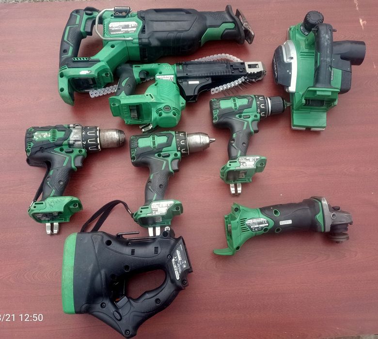 Lot scule Hikoki Hitachi pe acumulator