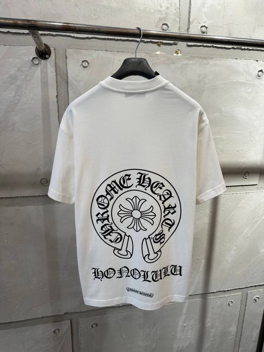 Chrome Hearts тениска — бяла, размери S–XXL, нова