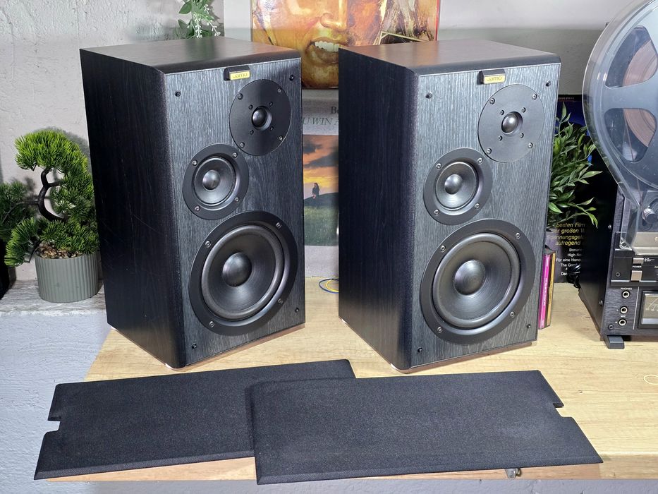 Boxe JAMO cornet 65, made in Denmark,hifi ,3 cai,  80w, 8 ohm