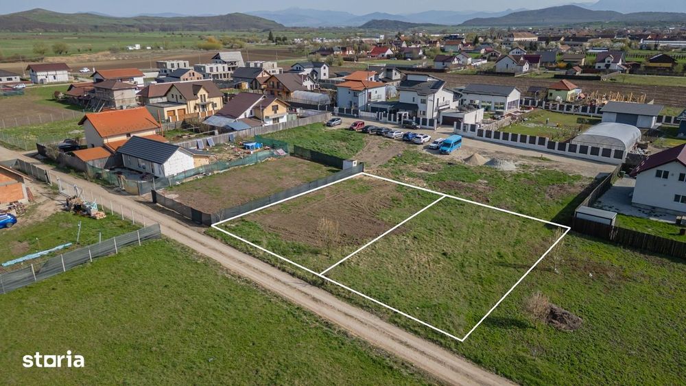 Teren 479 mp pentru construcții locuințe, Bod, utilități la stradă