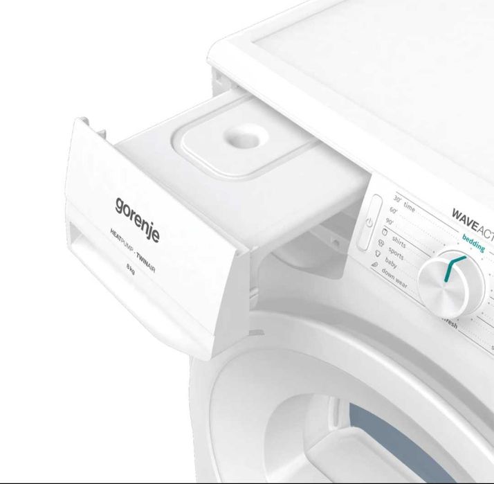 Сушилня с термопомпа Gorenje, 8 кг, Клас A++