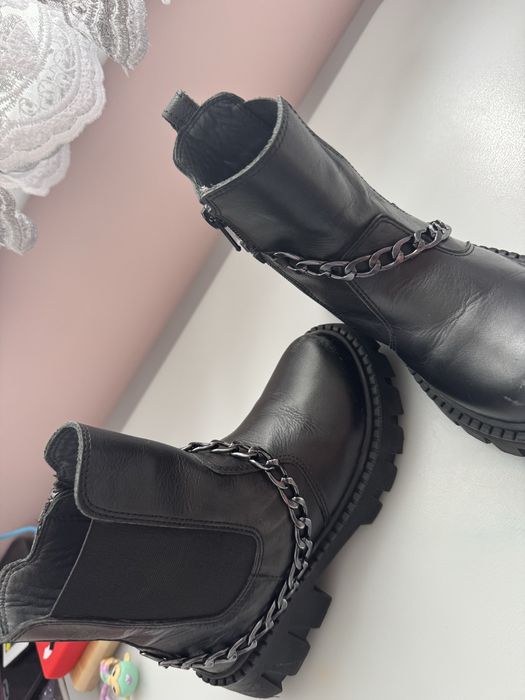 Ghete Benvenuti din piele, marimea 31