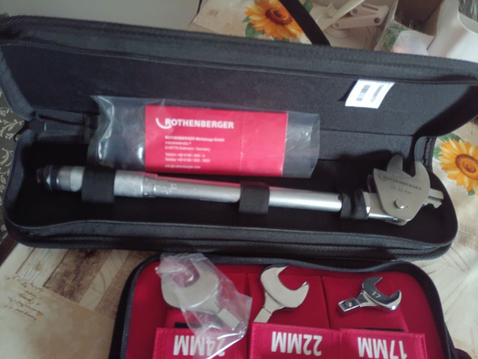 Set chei dinamometrice Rothenberger 175001, 6 piese, 10 - 75 Nm