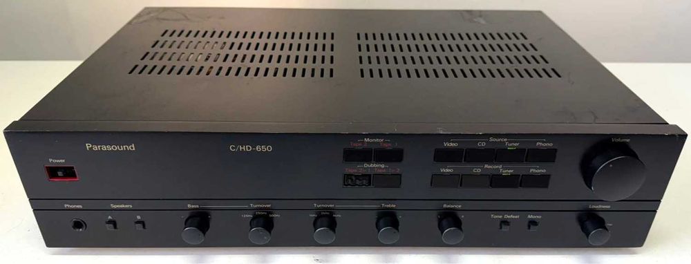 Parasound C/HD-650 – Amplificator Stereo High-End – Design San Francisco – Raritate amplificator anii 80 - 90