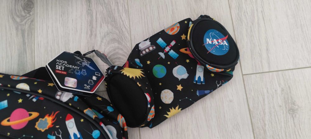 Ученическа раница NASA комплект с мешка и несесер