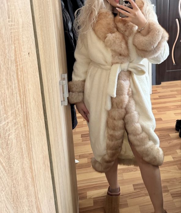 Haina de blana naturala-Luxury Alcantara