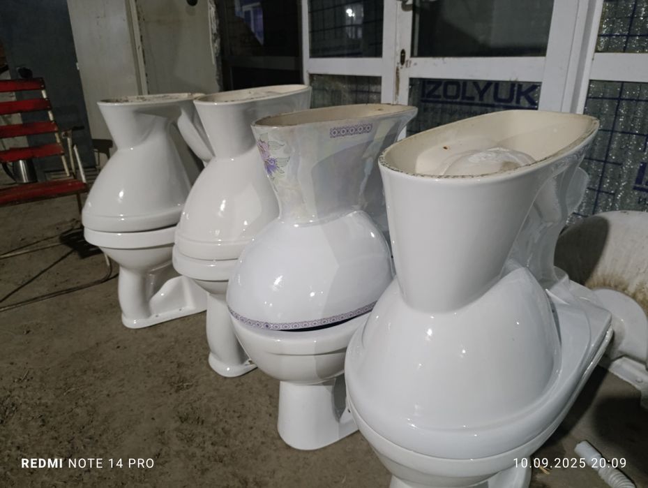 Б/у унитаз временный бачок крышка vremni unitaz bachok qopqoq