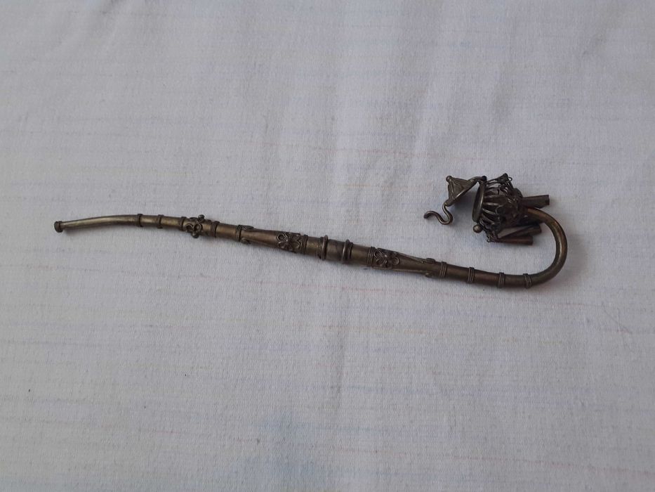 pipa tibetana opiu argint tibetan