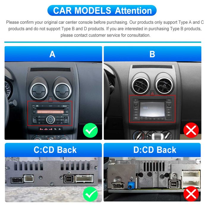 Navigatie Nissan Qashqai 2006-2016