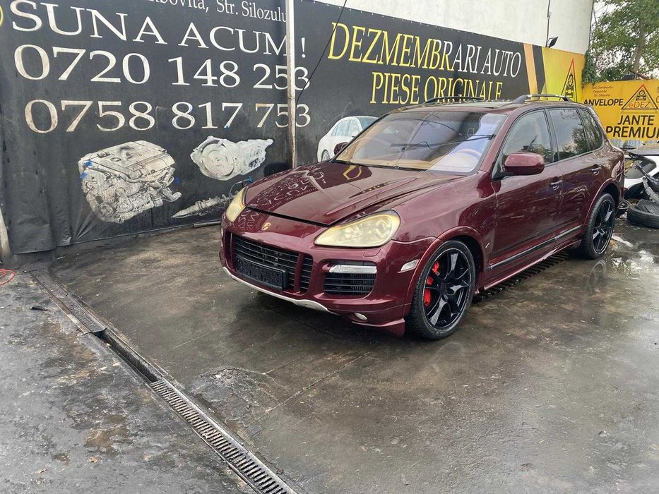 Dezmembrez porshe cayenne TURBO 4.8i/bara fata turbo/GTS/far/volan