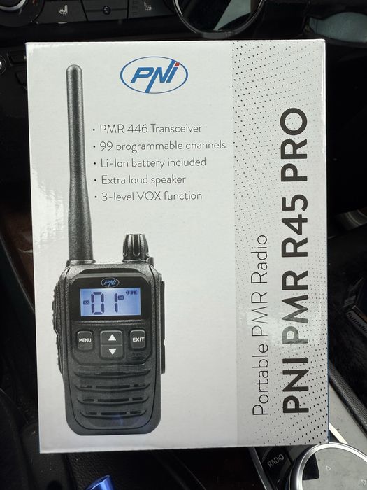 Statie radio portabila PNI PMR R45 PRO 446MHz,