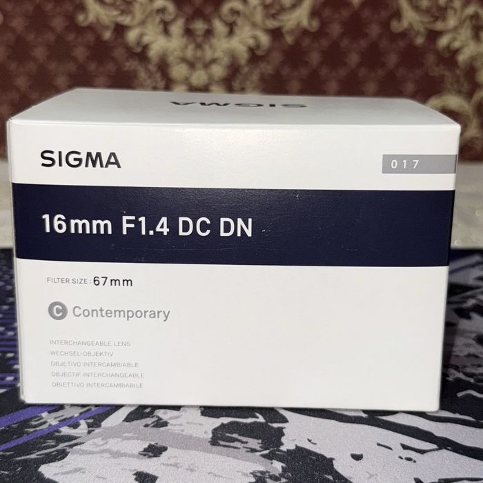 Sigma 16mm 1.4f (sony)