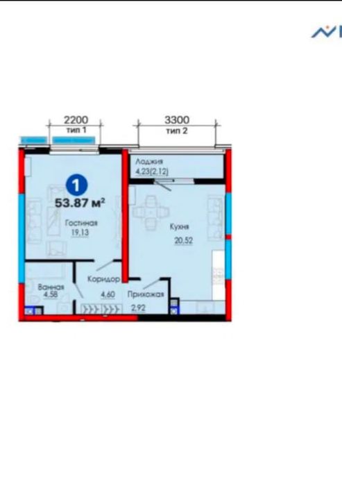 NRJ Jomiy 2/5/12 white box 55м2