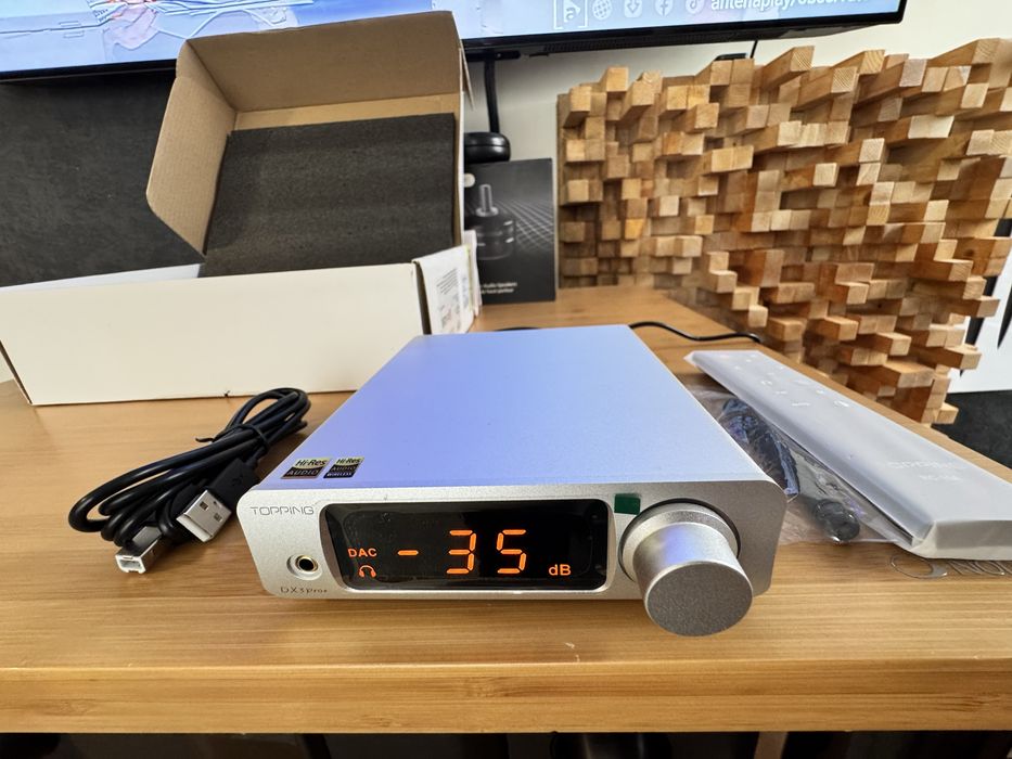 Topping DX3Pro+   si Sursa liniara Topping P50