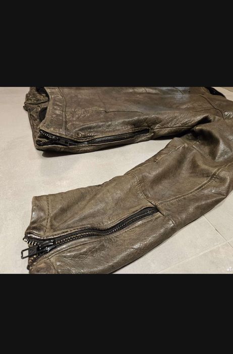 Немецкая кожаная куртка покупали в Берлине кожа мягкая знаменитый брен