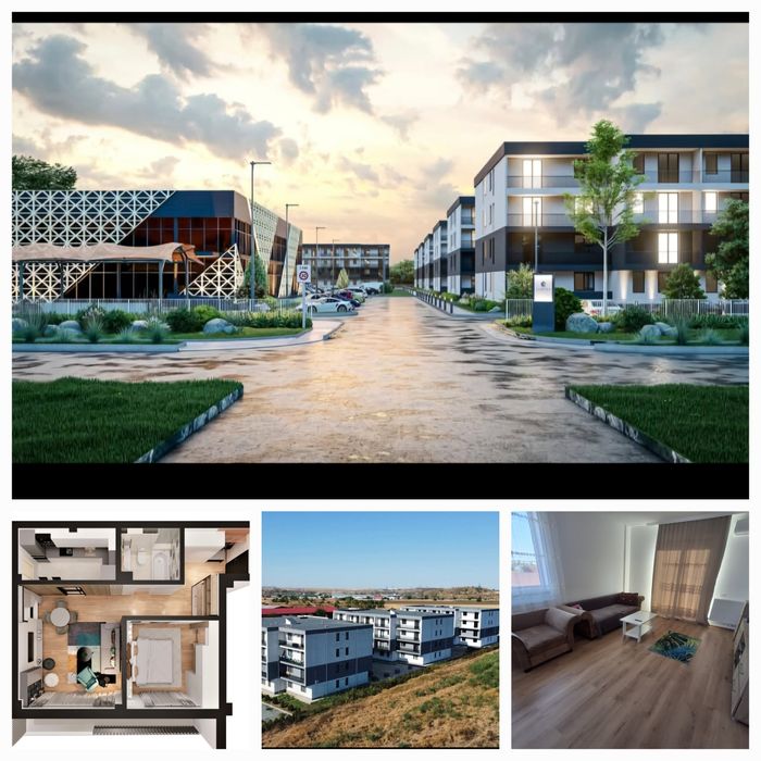 Vând apartament complet mobilat