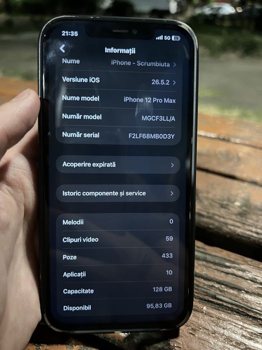 Vand iphone 12 Pro Max