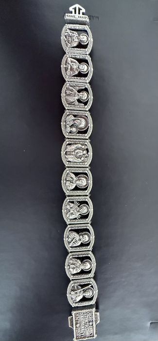 Браслет ручной серебро