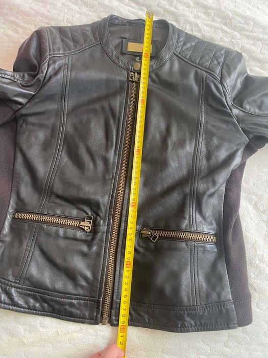 Дамско кожено яке - естествена кожа MANGO