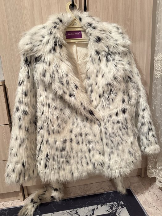 Эко шуба рисовая