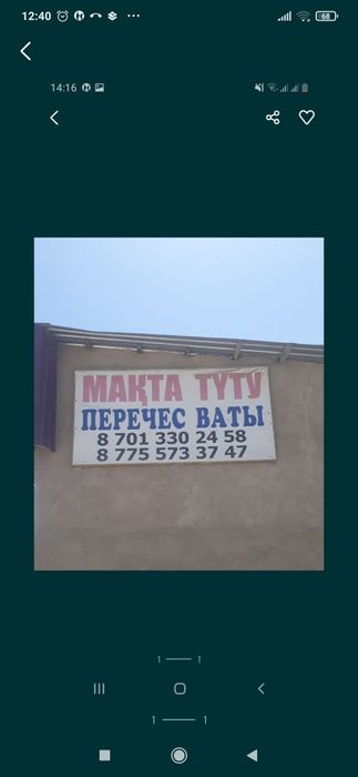 Макта туту Перечес ваты