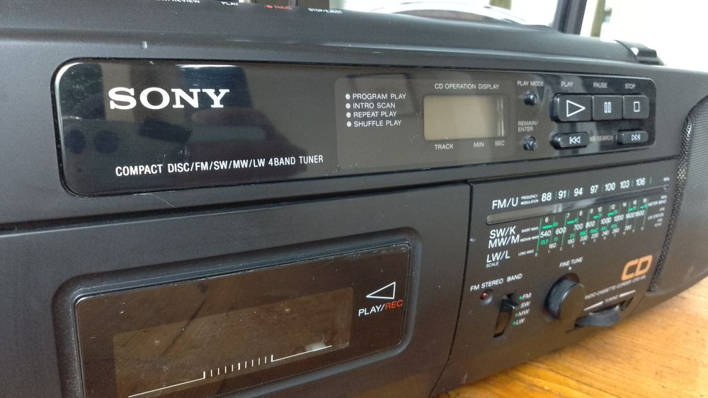 SONY Boom-Box Radio CD player portabil Premium