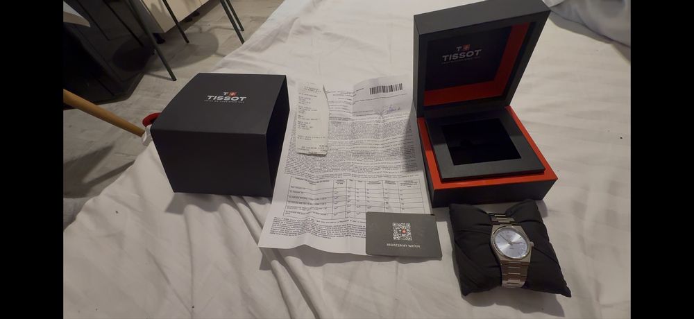 Ceas Tissot PRX 35mm Quartz - Ice Blue