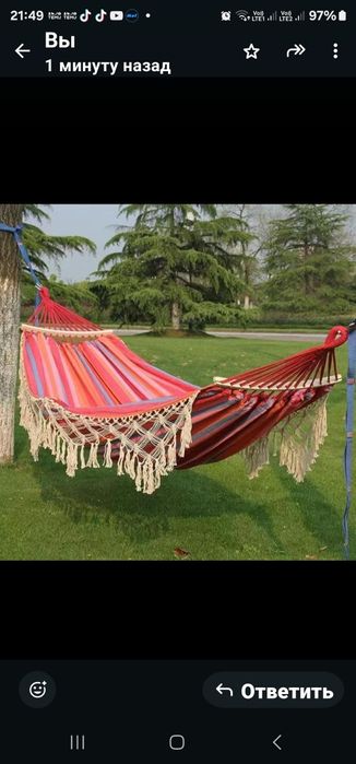 Продам гамаки разного цвета и