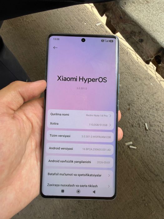 Xiomi Note 14 pro 5G