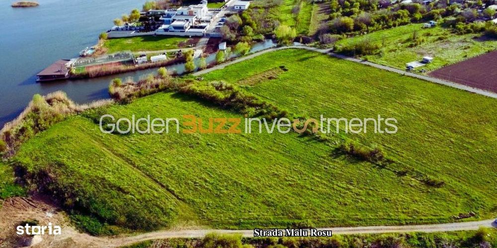 Teren exclusiv 3.800 mp pe malul Lacului Snagov | 38 m deschidere LAC
