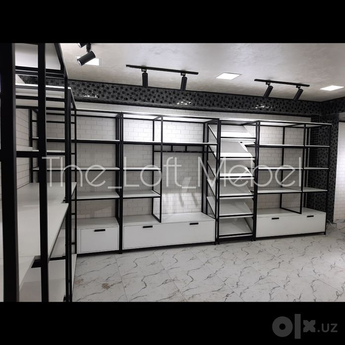 Торговля оборудования, вешалка в LOfT стиле