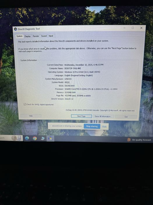 Laptop Lenovo IdeaPad