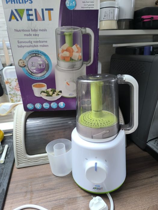 Aparat de gatit cu aburi si blender 2in1 philips avent