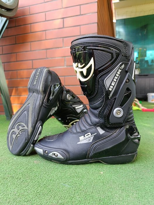 [42] BERIK Shaft 2.0 - cizme moto sport,HARD,piele,nu alpinestars,dainese,held,vanucci,rst