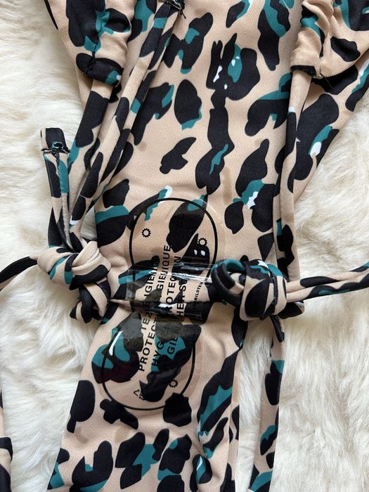 Costum de baie leopard print